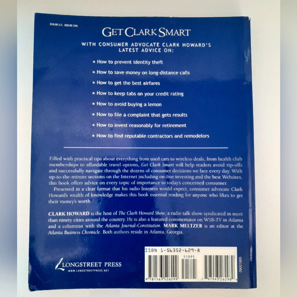 Get Clark Smart Book Size:OS Clark Howard